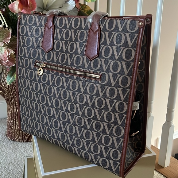 VALENTINO ORLANDI LARGE TOTE NEW AUTHENTIC 14x14 - Picture 4 of 13